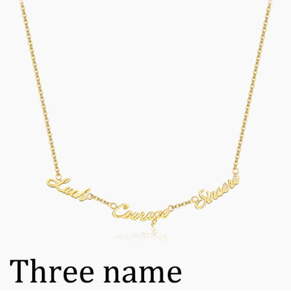 Sweetheart - Up to 6 Names Personalized Stainless Steel Necklace