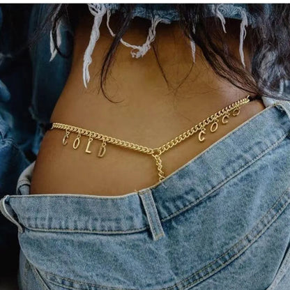 Nympho Custom Chain Name Thong