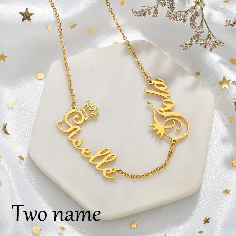 Sweetheart - Up to 6 Names Personalized Stainless Steel Necklace