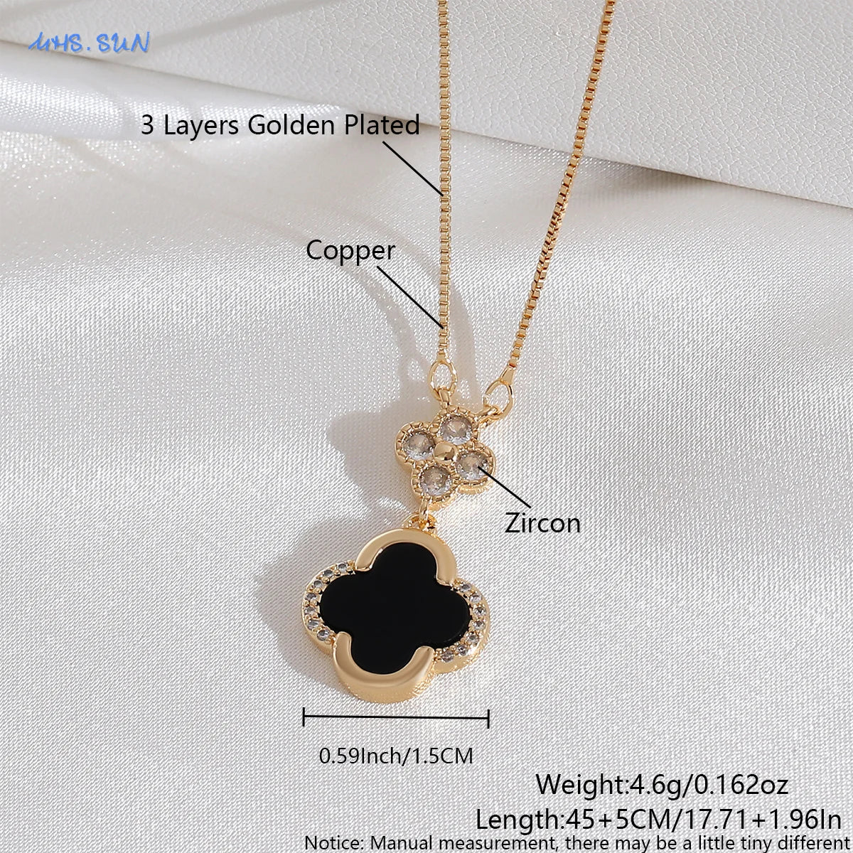 Four Leaf Clover Pendant Necklace