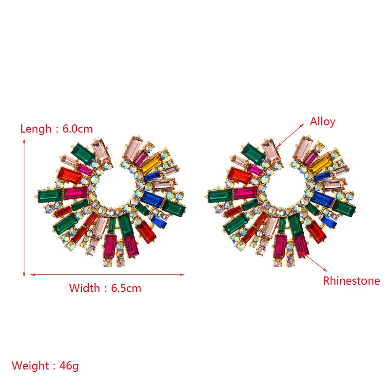 Suzy II Crystal Earrings