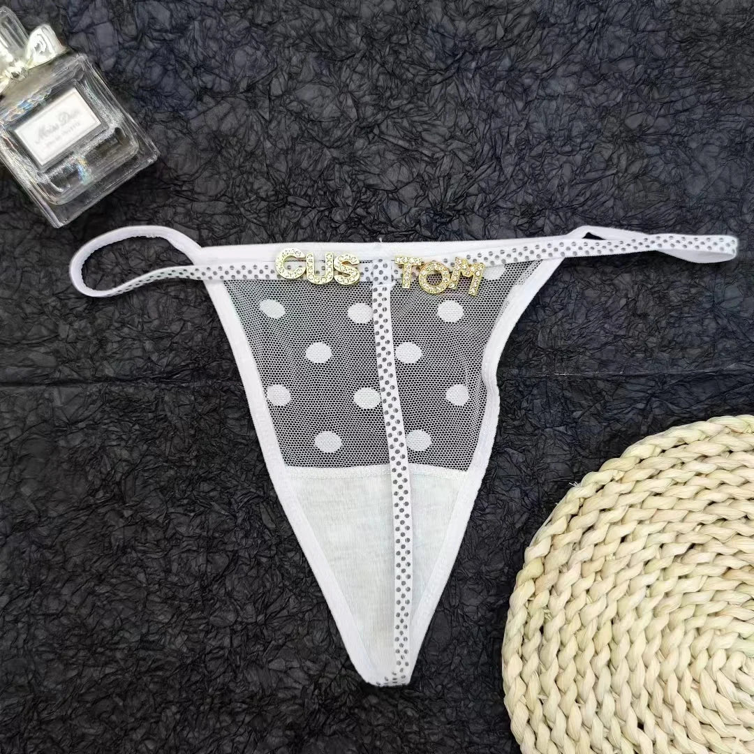 Bossy Custom Name T-String Thong