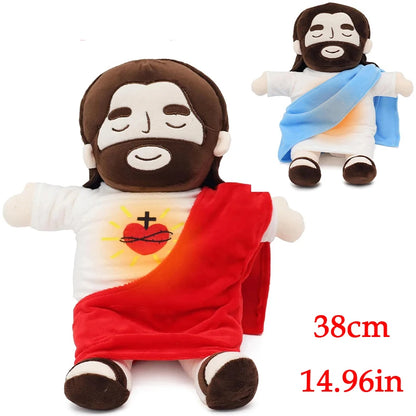 Soothing Breathing Jesus Plush Doll