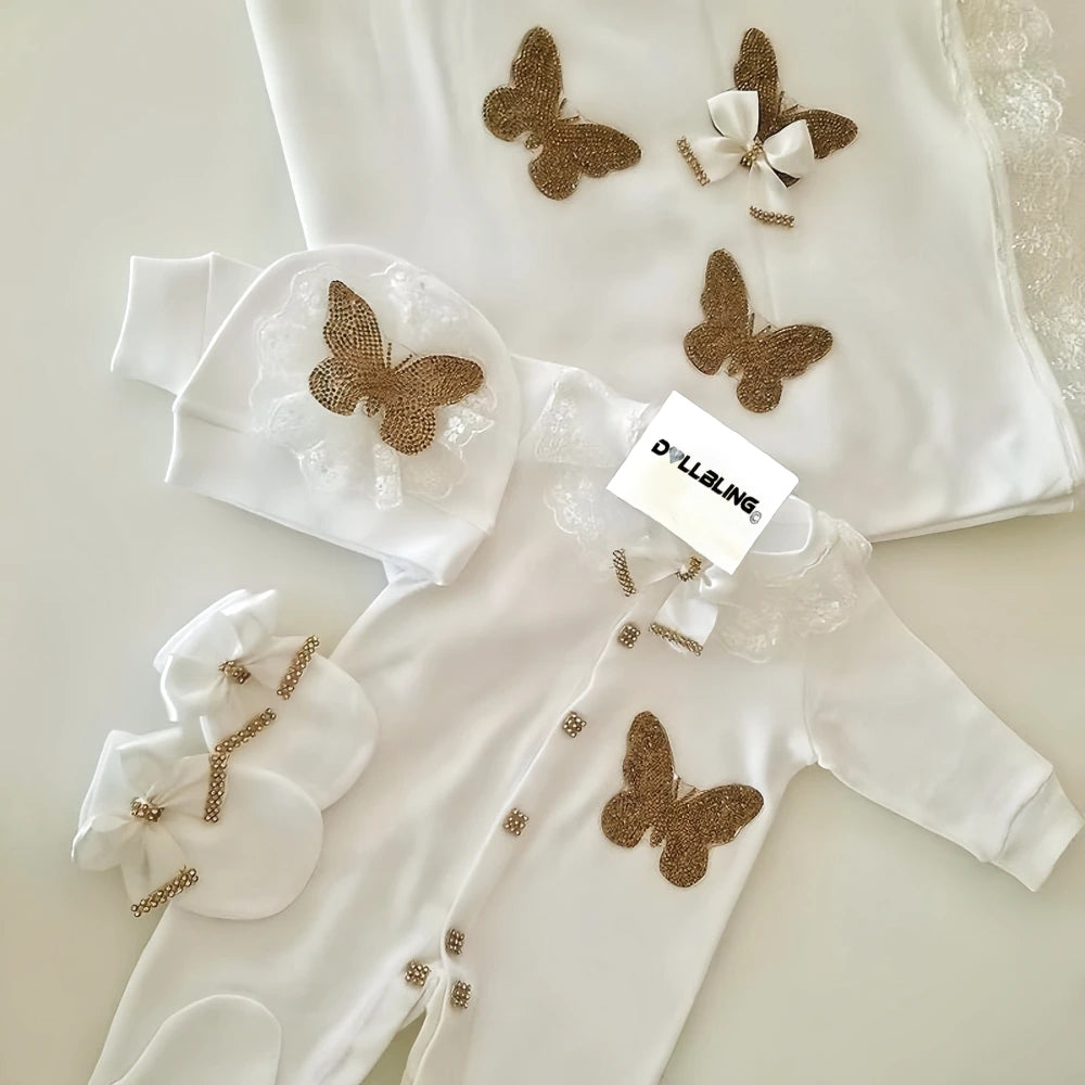 5pcs Newborn Baby Going Home Sets