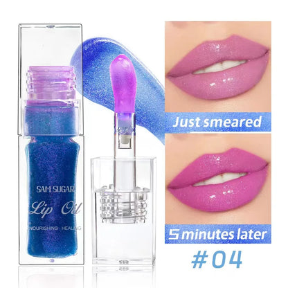 Color Changing Mirror Water Lip Glaze Lip Oil