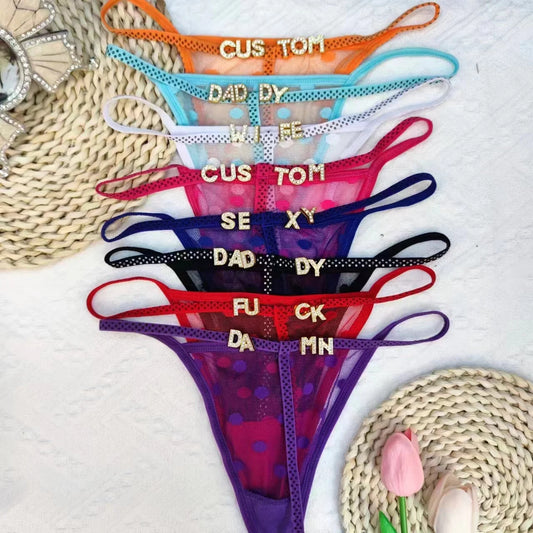 Bossy Custom Name T-String Thong