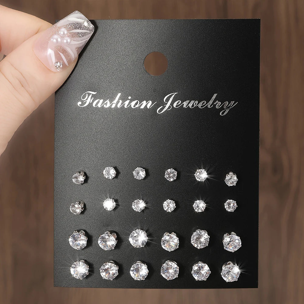 Studded Earrings Set