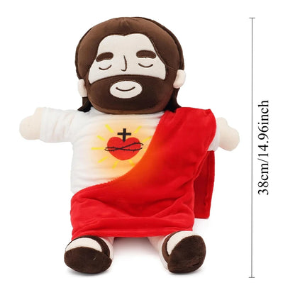 Soothing Breathing Jesus Plush Doll