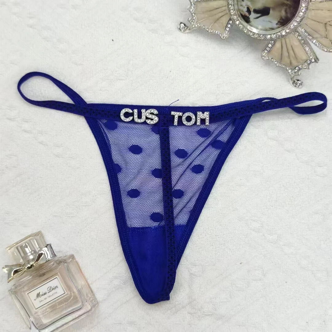 Bossy Custom Name T-String Thong