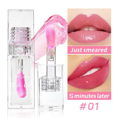 Color Changing Mirror Water Lip Glaze Lip Oil