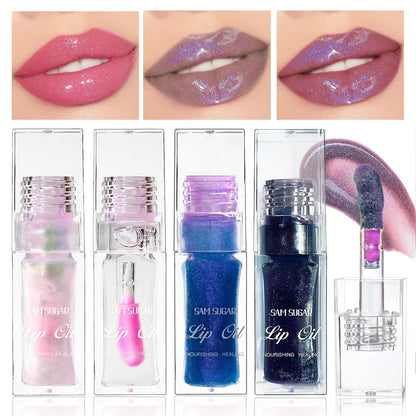 Color Changing Mirror Water Lip Glaze Lip Oil