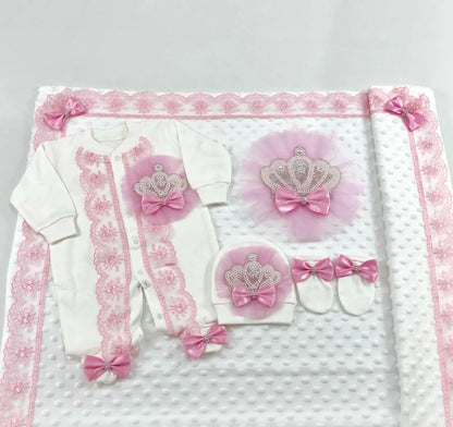 5pcs Newborn Baby Going Home Sets