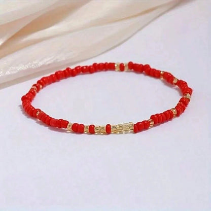 17pcs Beaded Boho Bracelet Set