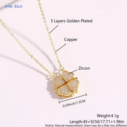 Four Leaf Clover Pendant Necklace