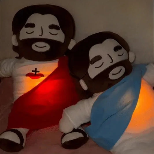 Soothing Breathing Jesus Plush Doll