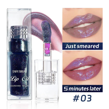 Color Changing Mirror Water Lip Glaze Lip Oil